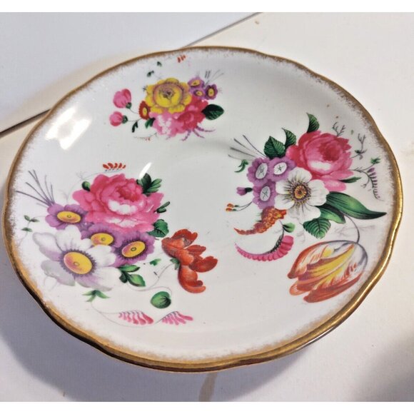 Royal Stafford England Tea Cup & Saucer set #1841 Floral Bouquet - Picture 9 of 16